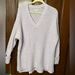 Beautiful lilac V-neck women’s plus size 2X sweater